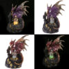 DRG385_001 LED Crystal Castle Collectable Dragon Figurine