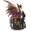 DRG385_006 LED Crystal Castle Collectable Dragon Figurine