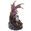 DRG385_008 LED Crystal Castle Collectable Dragon Figurine