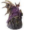 DRG385_009 LED Crystal Castle Collectable Dragon Figurine