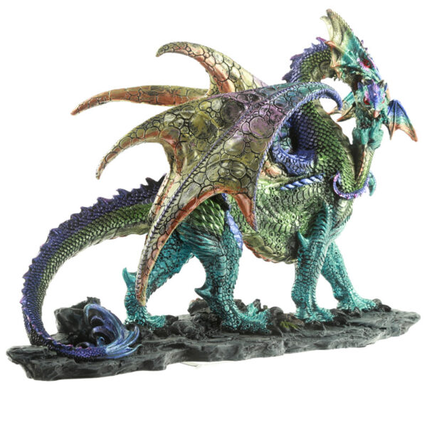DRG420_004 Mother Dragon Fantasy Dragon Figurine