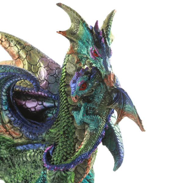DRG420_007 Mother Dragon Fantasy Dragon Figurine