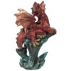 DRG427_003 Rock Crystal Enchanted Nightmare Dragon Figurine