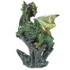 DRG427_005 Rock Crystal Enchanted Nightmare Dragon Figurine