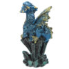 DRG427_009 Rock Crystal Enchanted Nightmare Dragon Figurine