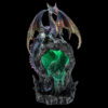 DRG430_001 Fantasy LED Backflow Incense Burner - Ice Dragon Dark Legends