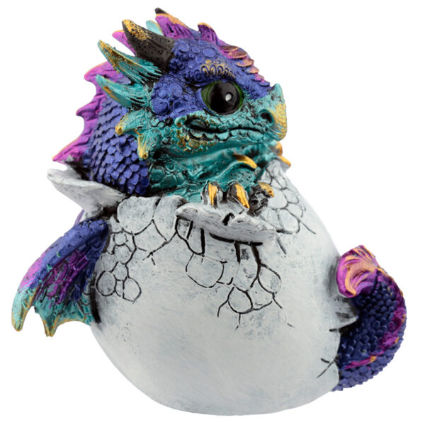 DRG446_003 Hatching Egg Elements Dragon Figurine