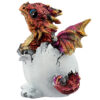 DRG446_007 Hatching Egg Elements Dragon Figurine
