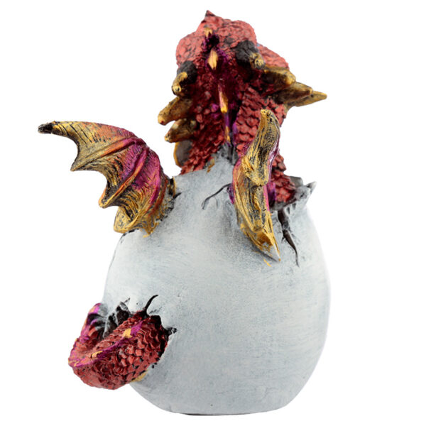 DRG446_008 Hatching Egg Elements Dragon Figurine