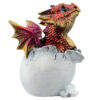 DRG446_009 Hatching Egg Elements Dragon Figurine
