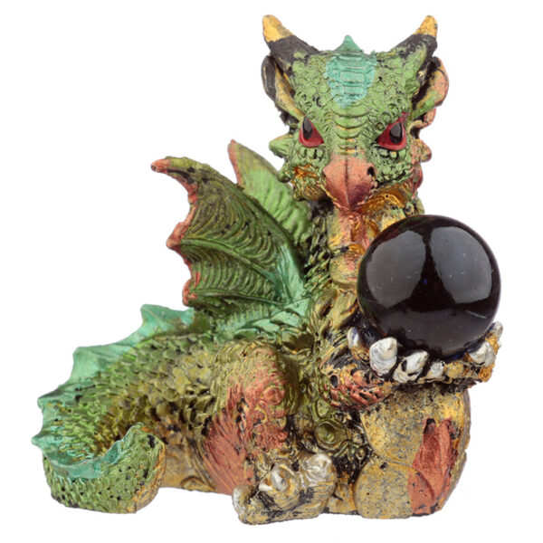 DRG450_005 All Seeing Orb Elements Dragon Figurine