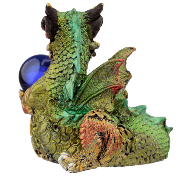 DRG450_007 All Seeing Orb Elements Dragon Figurine