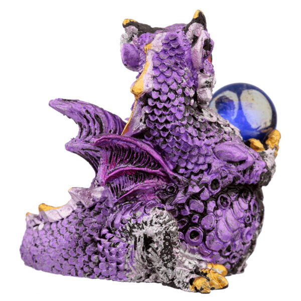 DRG450_010 All Seeing Orb Elements Dragon Figurine