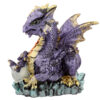 DRG451_007 Mother and Hatching Baby Elements Dragon Figurine