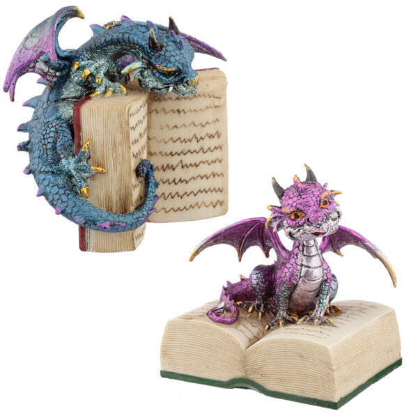 DRG458_001 Reading Elements Dragon Figurine