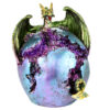 DRG501_002 Geode Egg LED Dark Legends Dragon Figurine