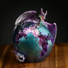 DRG501_006 Geode Egg LED Dark Legends Dragon Figurine