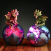 DRG505_001 Geode Egg LED Baby Dragon Figurine