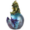 DRG505_010 Geode Egg LED Baby Dragon Figurine