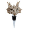 DRG530_001 Novelty Bottle Stopper - Shadows of Darkness Dragon Skull