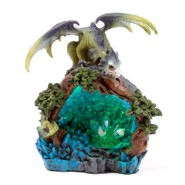 Elements Dragon - LED Woodland Crystal Den