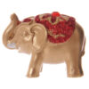 ELE09_009 Cute Mini Collectable Glitter Elephant