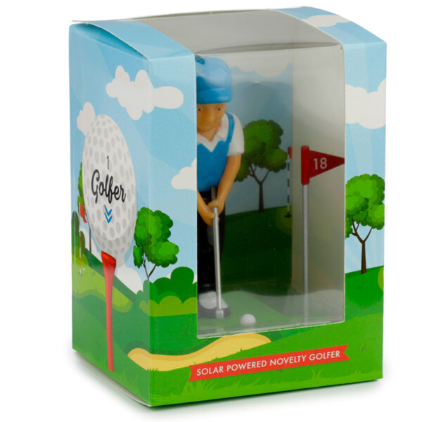 FF123_002 Collectable Golfer Solar Powered Pal
