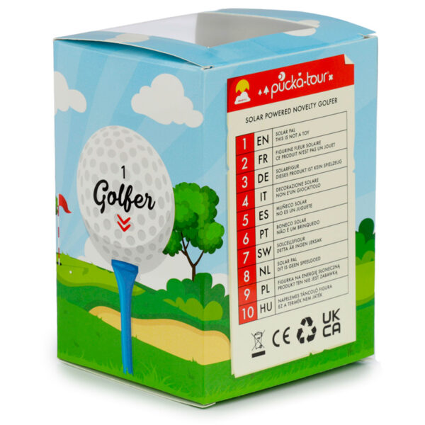 FF123_008 Collectable Golfer Solar Powered Pal
