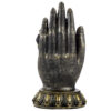 GAN13_003 Decorative Purple Gold & Black Ganesh - In Hand
