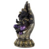 GAN13_004 Decorative Purple Gold & Black Ganesh - In Hand