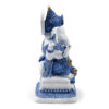 Decorative White & Blue Thai Buddha - Meditation