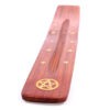 IF162_002 Decorative Sheesham Wood Ashcatcher with Pentagram