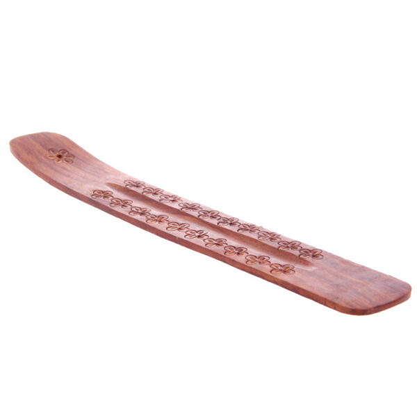 IF194_001 Decorative Sheesham Wood Carved Design Ashcatcher