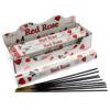 INC223_001 Stamford Hex Incense Sticks - Red Rose 6 packs