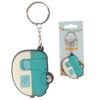 KEY128_001 PVC Keyring - Caravan