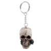 KEY171_005 Novelty Keyring - Skulls and Roses Skull with Rose
