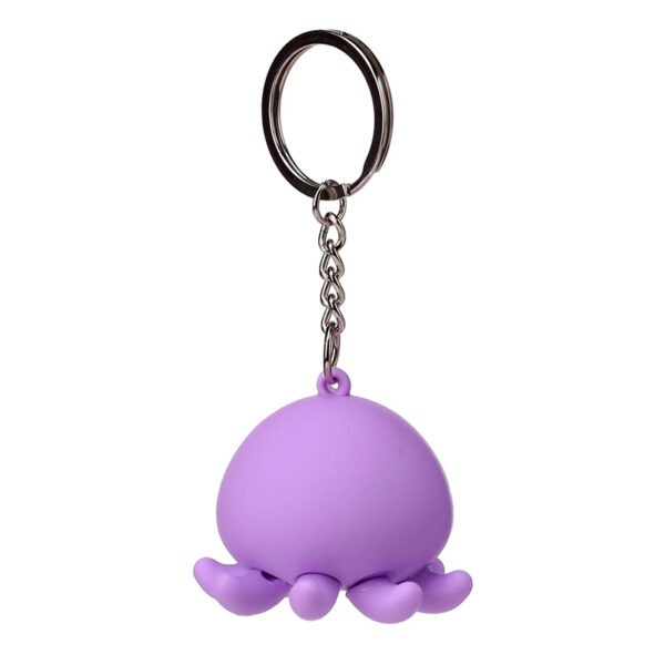 KEY277_003 3D PVC Keyring - Adoramals Wendy the Octopus
