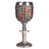 KN188_001 Collectable Decorative Coat of Arms Goblet