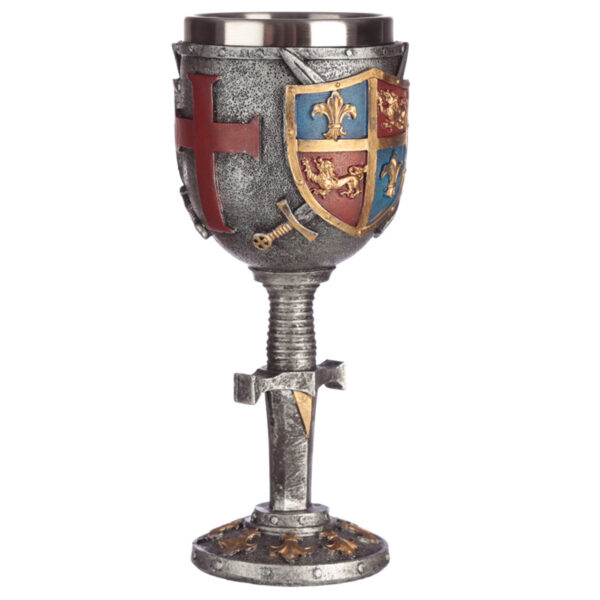 KN188_003 Collectable Decorative Coat of Arms Goblet