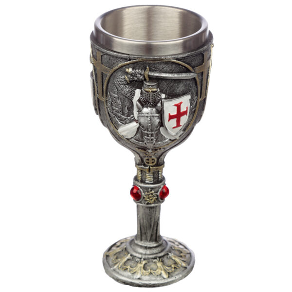KN203_003 Collectable Decorative Crusader Knight Goblet