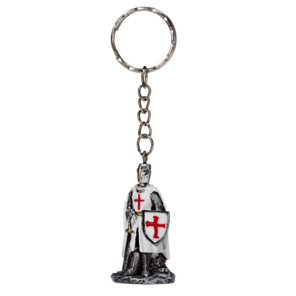 KN224_004 Novelty Keyring - Crusader Knight Defender