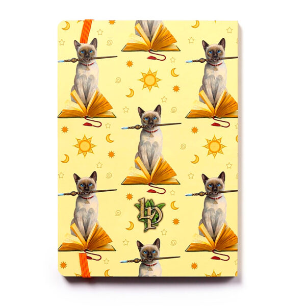 Recycled Paper A5 Lined Notebook - Lisa Parker Hocus Pocus Cat