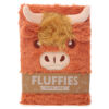 Fluffy Plush A5 Notebook - Highland Coo Cow