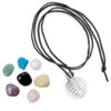 MIN22_001 Gemstone Necklace Kit with Assorted Stones