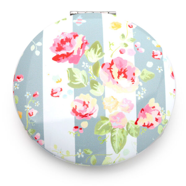 MIRR64_005 Compact Mirror - Julie Dodsworth Pink Floral