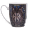 MULP05_004 Porcelain Mug - Fantasy Wolf Head Design