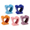 OB185_002 Cute Heart Shaped Ceramic Oil Burner