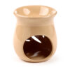 OB219_008 Ceramic Crackled Glaze Leaf Cut Out Oil Burner