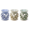 OB329_001 Ceramic Scallop Cut Out Eden Oil Burner