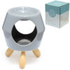 Ceramic Grey Abstract Eden Oil Burner with Feet